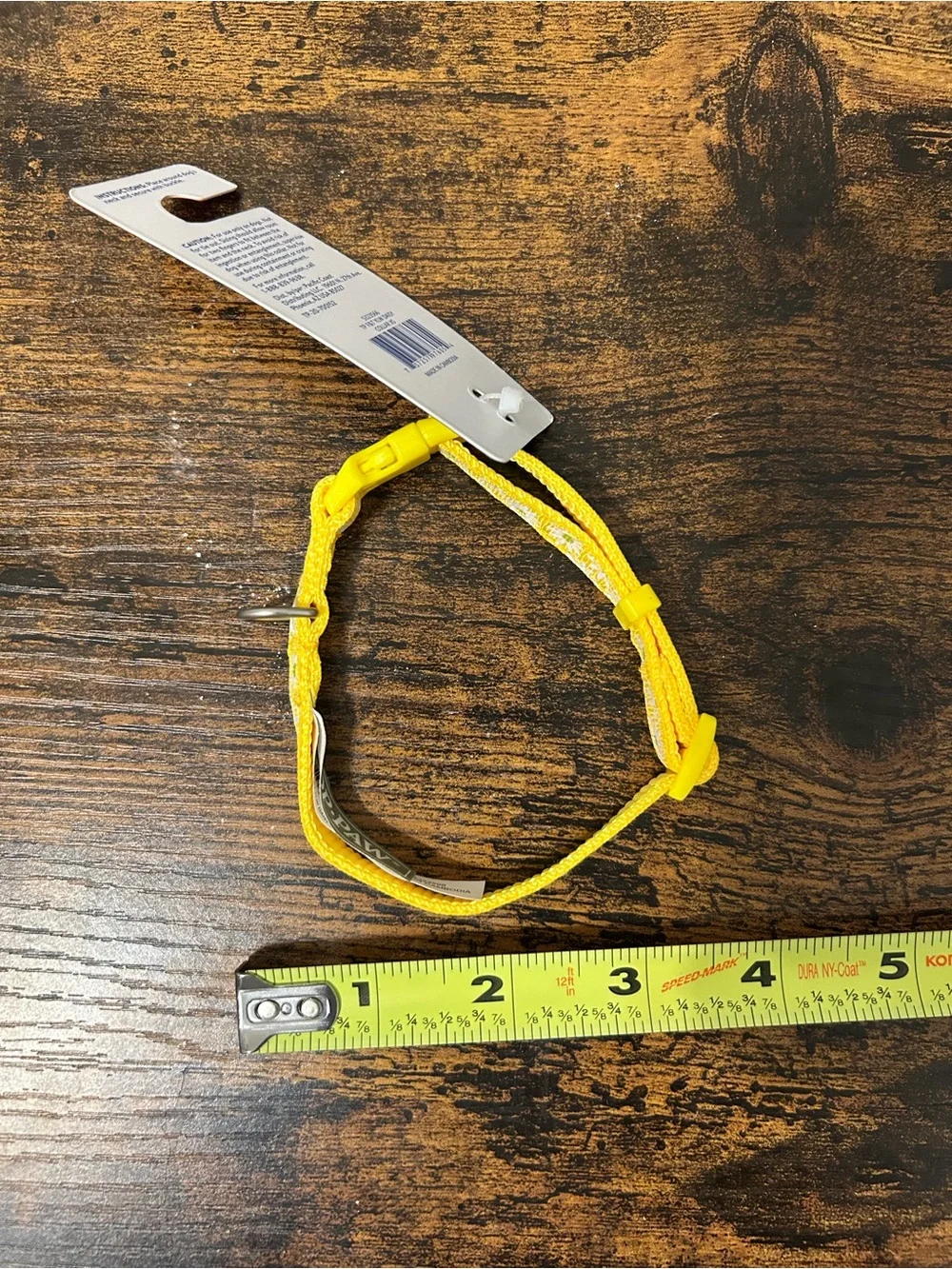 Top Paw Yellow Daisy Pattern Dog Collar + Leash XS